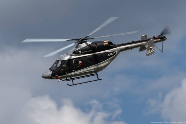 Обои картинки фото ansat - maks 2017, авиация, вертолёты, вертушка