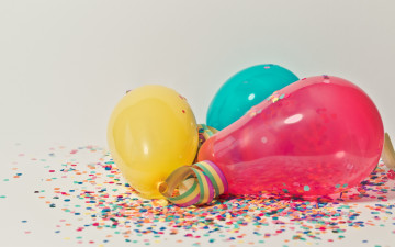 Картинка праздничные шары шарики конфетти