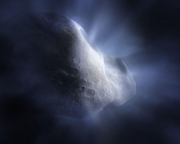 Обои картинки фото космос, кометы, метеориты
