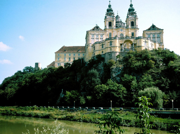 Обои картинки фото melk, monastery, austria, города