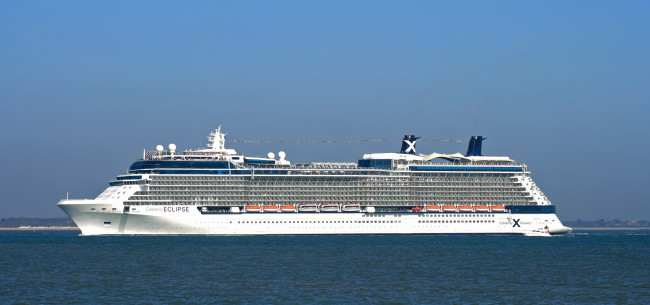 Обои картинки фото celebrity, eclipse, корабли, лайнеры, океан, круизный, лайнер