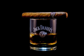 Картинка бренды jack+daniel`s сигара виски