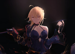 Картинка аниме fate stay+night saber alter