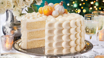 Картинка праздничные угощения торт