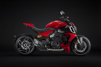 Картинка 2023+ducati+diavel+v4 мотоциклы ducati diavel v4 2023 muscle cruiser cпортивный мотоцикл красный дукати