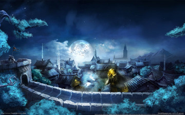 Картинка trine видео игры крепость город