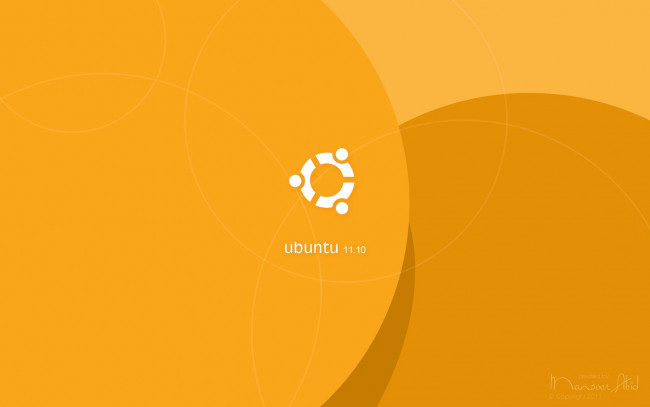 Обои картинки фото компьютеры, ubuntu, linux, фон, жёлтый