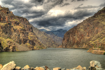 Картинка hells canyon реки снейк сша природа озера горы река каньон