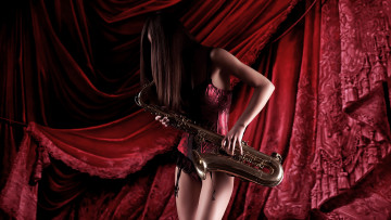 Картинка -Unsort+Брюнетки+Шатенки девушки unsort брюнетки шатенки саксофон