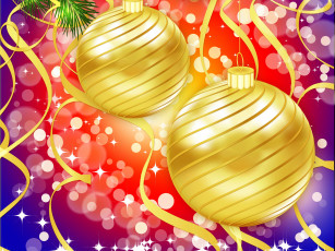 Картинка праздничные векторная+графика+ новый+год новый год шарики