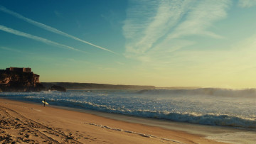 Картинка природа побережье песок волна