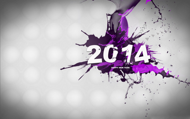 Обои картинки фото праздничные, векторная графика , новый год, год, 2014
