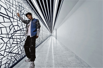 Картинка мужчины xiao+zhan актер куртка коридор