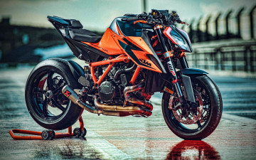 Картинка мотоциклы ktm 1290 super duke r 4k гоночная трасса 2021 года спортивные супербайк hdr ктм