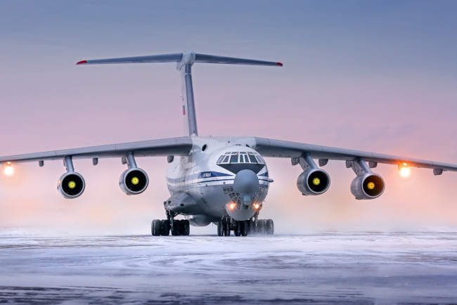 Обои картинки фото ил- 76, авиация, военно-транспортные самолёты, ил-, 76, самолёт