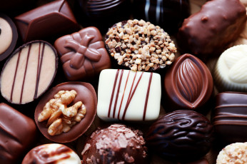 Картинка еда конфеты +шоколад +мармелад +сладости шоколадные ассорти