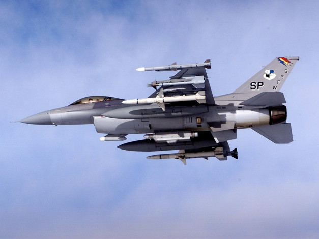 Обои картинки фото 16, falcon, авиация, боевые, самолёты