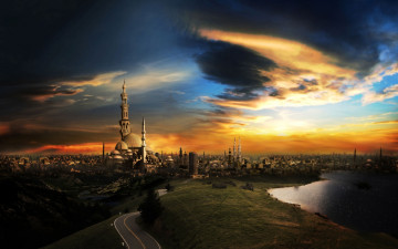 Картинка city of thousand minarets фэнтези иные миры времена