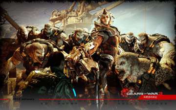 Картинка календари видеоигры gears of war 3