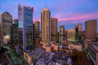 обоя sydney,  australia, города, сидней , австралия, небоскребы, панорама