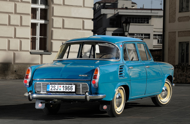 Обои картинки фото skoda 1000 mb 1966, автомобили, skoda, 1000, mb, 1966, blue