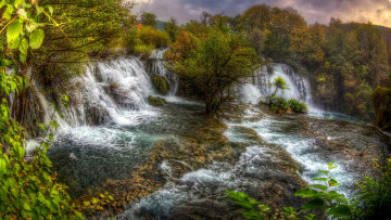 Картинка природа водопады вода водопад поток