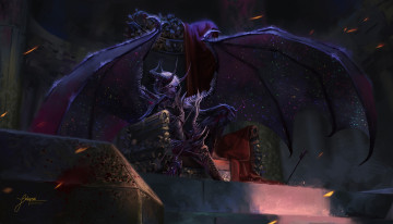 обоя видео игры, dungeons & dragons online, крылья