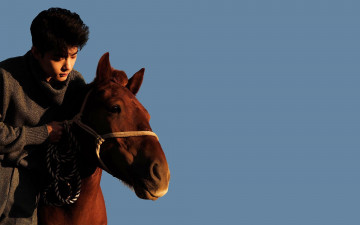 Картинка мужчины xiao+zhan актер свитер лошадь