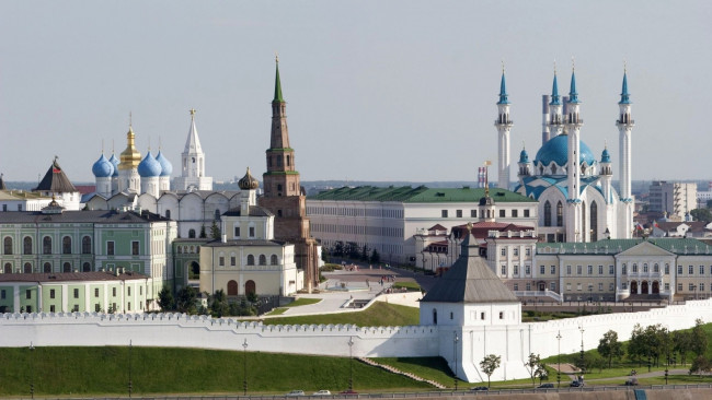 Обои картинки фото города, казань , россия, казань, казанский, кремль, комплекс, архитектурные, исторические, археологические, памятники
