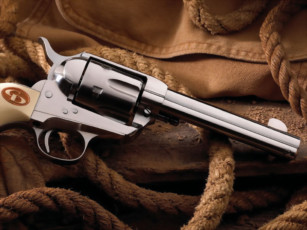 Картинка daly 1873 steel revolver оружие револьверы