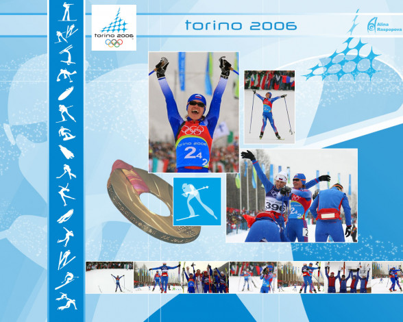 Обои картинки фото олимпиада, 2006, лыжные, гонки, эстафета, 4х5, спорт, лыжный