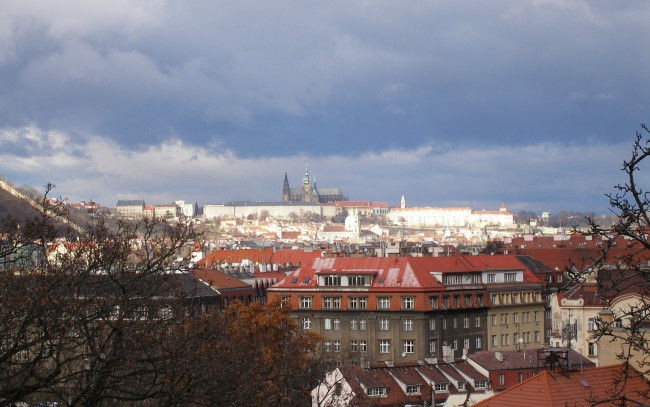 Обои картинки фото города, прага, Чехия, крыши