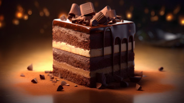 Картинка 3д+графика еда- food торт