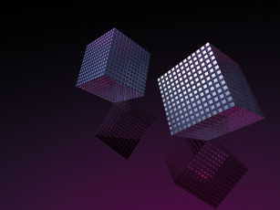 Картинка 3д графика modeling моделирование кубики