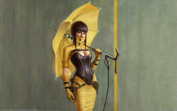 Картинка arthur gurin фэнтези девушки девушка зонт