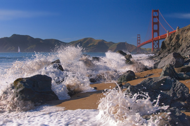 Обои картинки фото природа, побережье, камни, волны