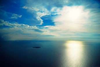 Картинка природа моря океаны небо солнце