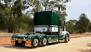 Картинка erh+kenworth автомобили kenworth тяжелый грузовик седельный тягач