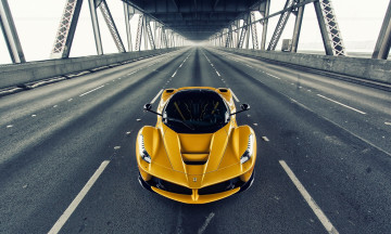 Картинка ferrari+laferrari автомобили ferrari мост спорткар