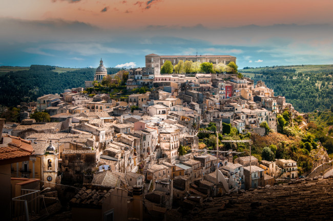 Обои картинки фото ragusa ibla, города, - панорамы, обзор