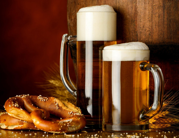 Обои картинки фото еда, напитки,  пиво, пена, пиво, бокалы