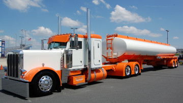 Картинка автомобили peterbilt tanker oil truck