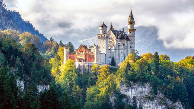 Обои картинки фото города, замок нойшванштайн , германия, castle, neuschwanstein