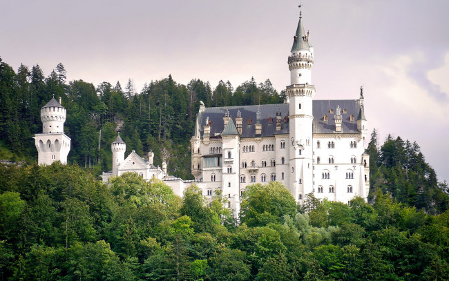 Обои картинки фото города, замок нойшванштайн , германия, castle, neuschwanstein