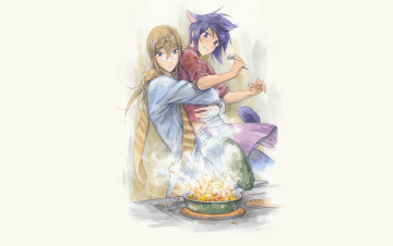 Картинка аниме loveless взрыв соби блюдо кухня аояги рицка агатсума