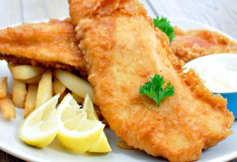 Картинка еда рыбные+блюда +с+морепродуктами рыбное филе лимон