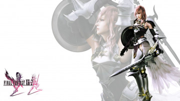 Картинка видео игры final fantasy xiii девушка щит меч