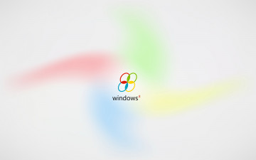 обоя компьютеры, windows, цвета, логотип