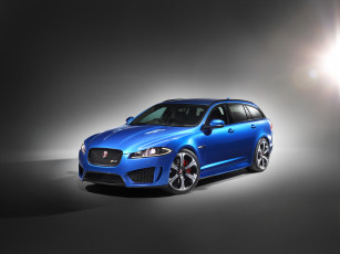обоя 2015 jaguar xfr-s sportbrake, автомобили, jaguar, sportbrake, синий