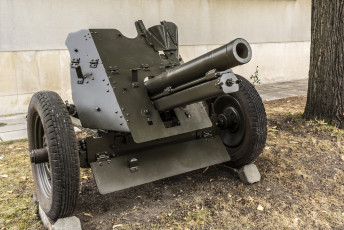 обоя 76 mm m1943, оружие, пушки, ракетницы, музей, вооружение